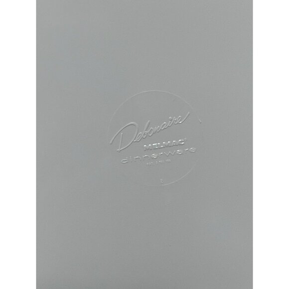 MELMAC 7 Dinner Plates Debonaire Floral Design MELAMINE Dinnerware 10 Inch - Picture 5 of 5